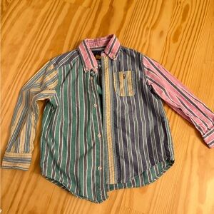 Polo Striped Multicolor Kids Shirt
